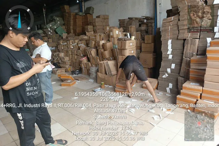 Dugaan Gudang Repacking Barang Cina Ilegal Bebas Beroperasi Lagi