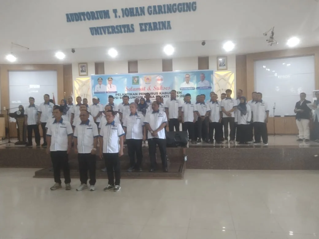 Pelantikan Pengurus PBVSI Kabupaten Simalungun Masa Bakti 2025-2029