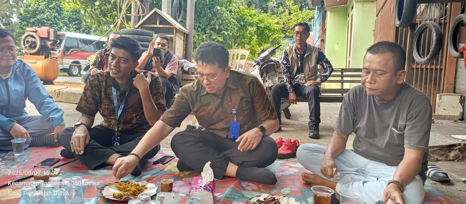 PERUMDA Tirta Benteng Jalin Kemitraan Erat Lewat Silaturahmi ke Basecamp KJK Tangerang Raya