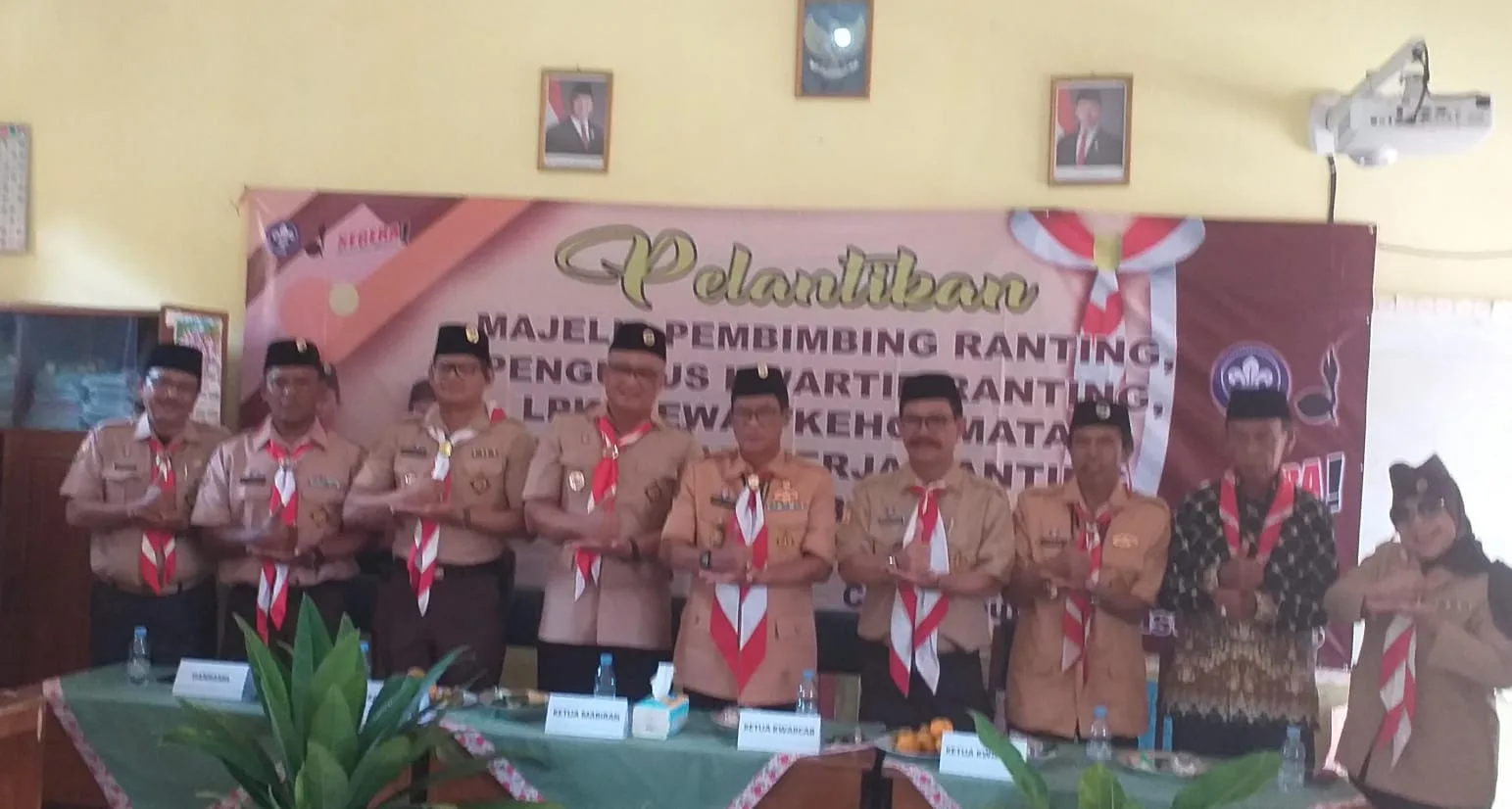 Gerakan Pramuka Amalkan Pancasila “Pelantikan Kwarcab Ranting Cihaurbeuti