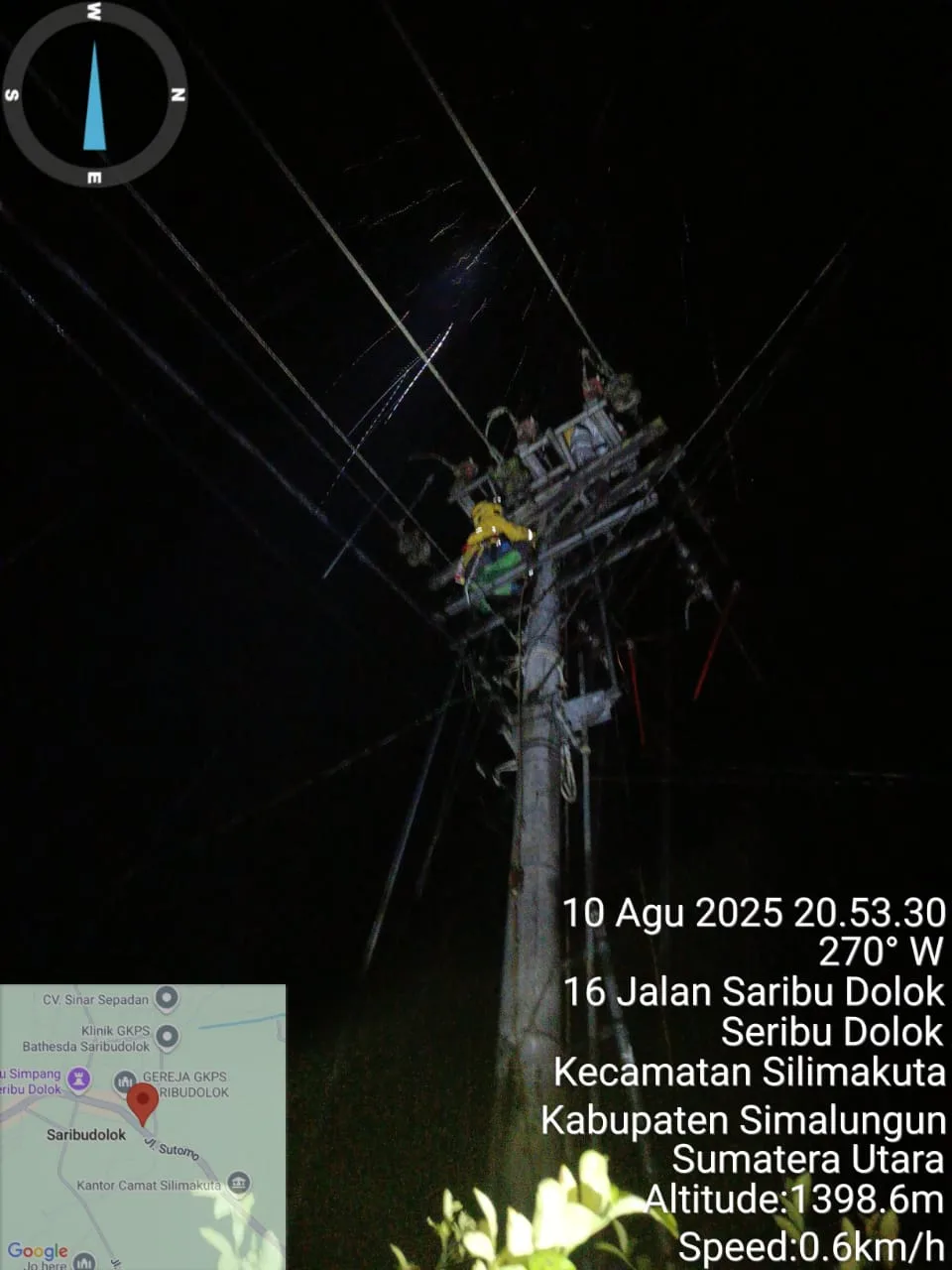 Pergantian Pin PLN di 1000 Dolog Kabupaten Simalungun: Dampak Sementara Pemadaman Listrik di Daerah Sekitar