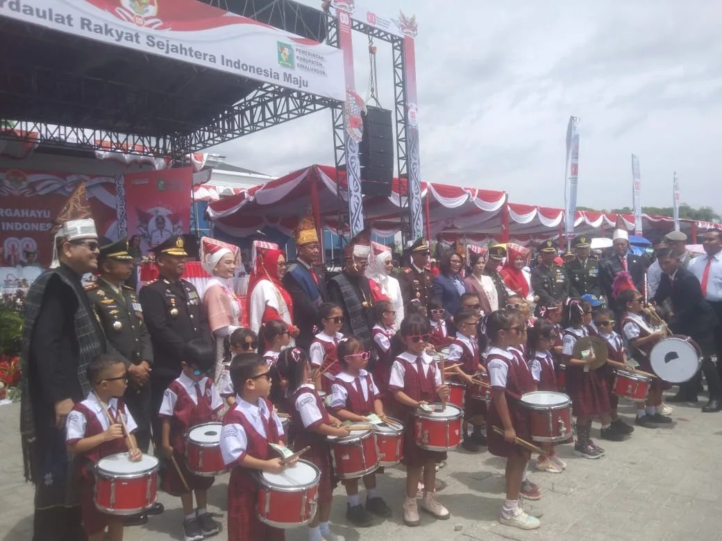 TK Bintang Timur dan Polisi Child Meriahkan Dirgahayu Republik ke-80 di Kabupaten Simalungun