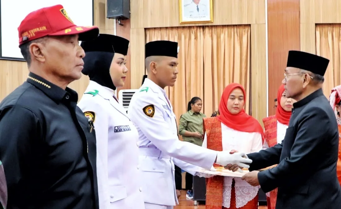 *Bupati Simalungun Apresiasi Paskibraka HUT ke-80 RI: “Kalian adalah Kebanggaan Bangsa”*