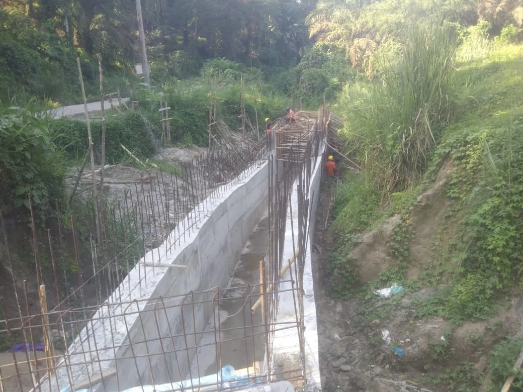 Penanggulangan Bencana Jalan Dinagori Damakkitang, Kecamatan Silau Kahean  Kabupaten Simalungun