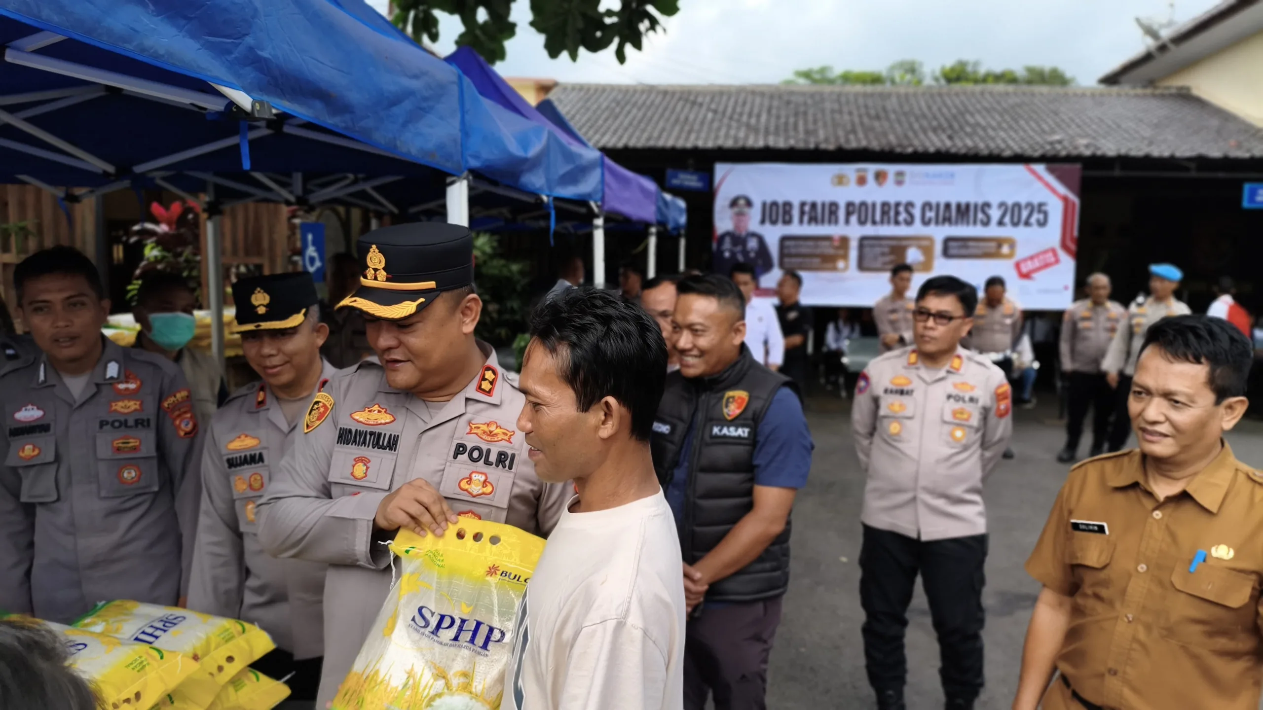 Menjaga Stabiltas Harga  Polres Ciamis Gelar Pasar Murah