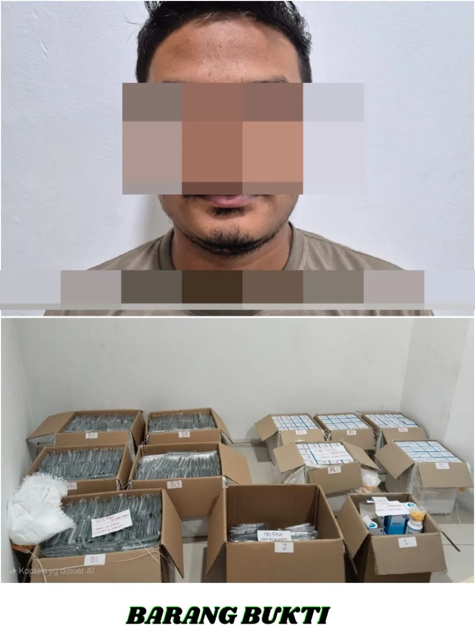 Polisi Tangkap Udin di Sepatan, Amankan 240 Ribu Tablet Hexymer dan 171 Ribu Tramadol