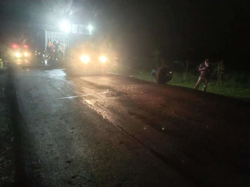 Rekonstruksi Jalan Simpang Dolog Marangir – Laras, Kec. Dolog Batu Nanggar, Kab. Simalungun