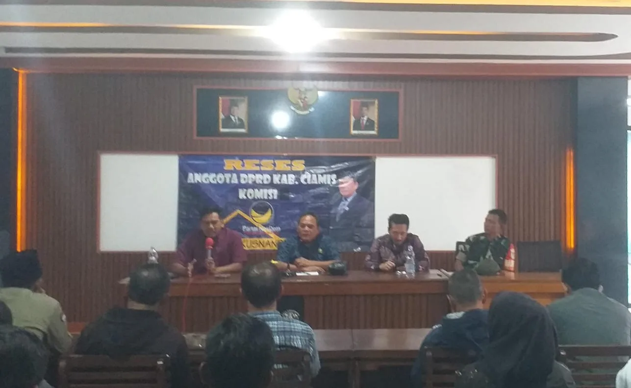 H.Endang Kusnandang Anggota DPRD Ciamis Serap Aspirasi Masyarakat Dapil II
