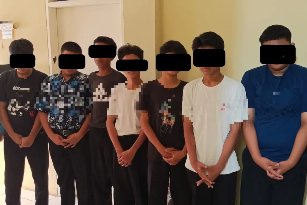 Polsek Ciledug Respon Cepat Amankan Pelajar Konvoi Membawa Sajam Yang Viral di Medsos