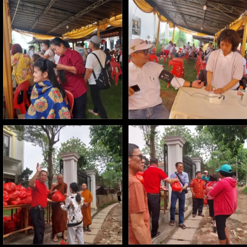 Vihara Siddharta Gelar Baksos Spektakuler, Ribuan Warga Tangsel Nikmati Pengobatan Gratis dan Sembako
