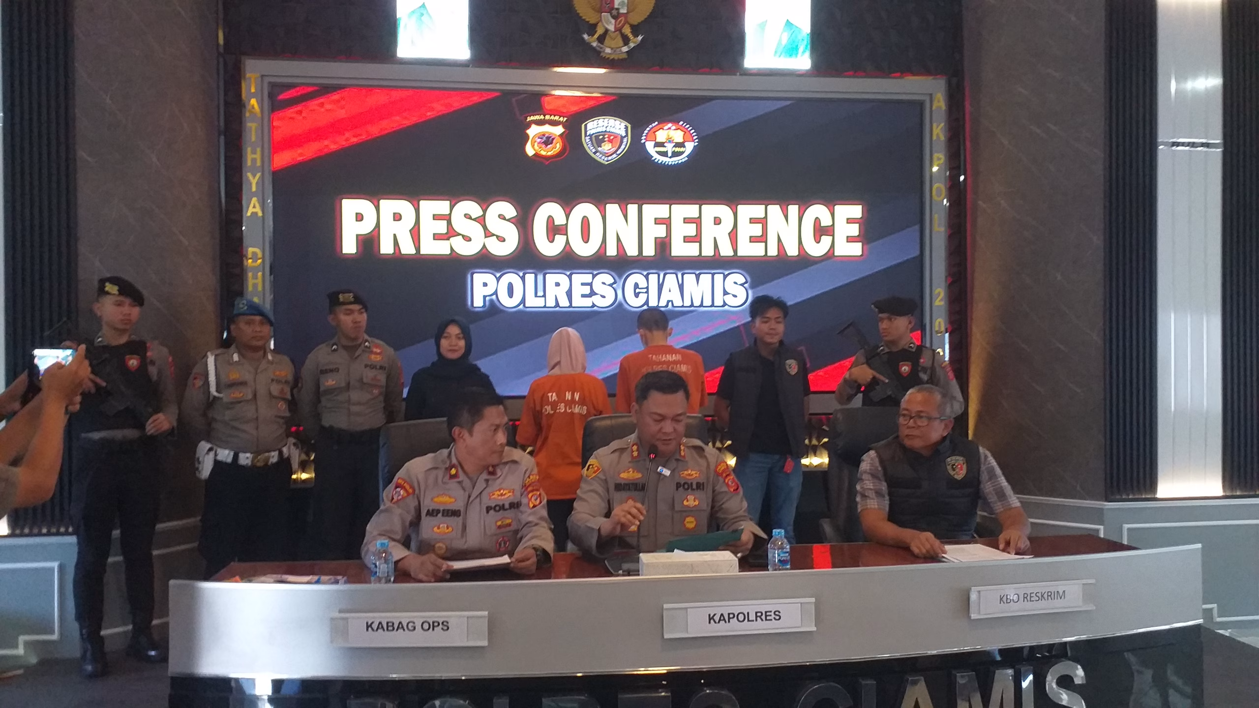 Satreskrim Polres Ciamis Ungkap Pembuang Bayi di Panawangan