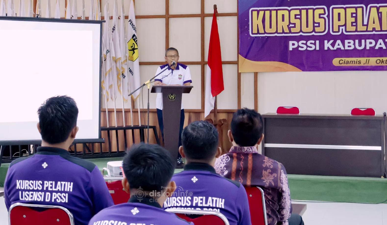 Bupati Ciamis Buka Kursus Pelatih Sepak Bola