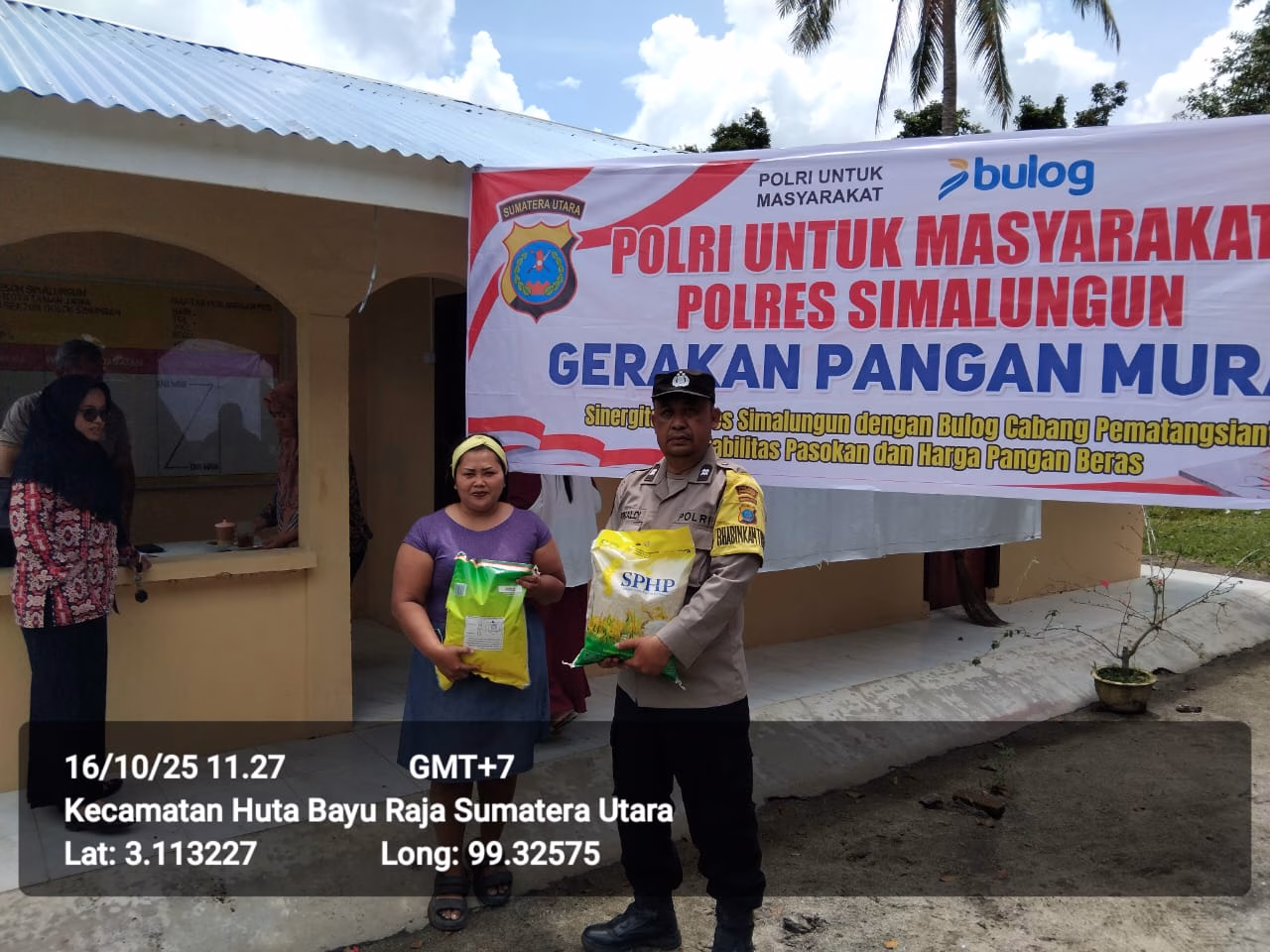 Polres Simalungun Gelar Pangan Murah, 5 Ton Beras Dijual Rp58 Ribu per 5 Kg untuk Bantu Masyarakat