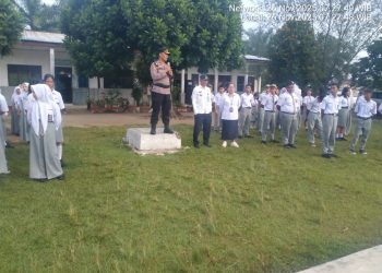 SMA Negeri 1 Huta Bayu Raja dapat Edukasi dari Polsek Tanah Jawa