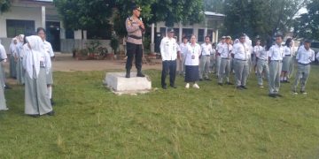 SMA Negeri 1 Huta Bayu Raja dapat Edukasi dari Polsek Tanah Jawa