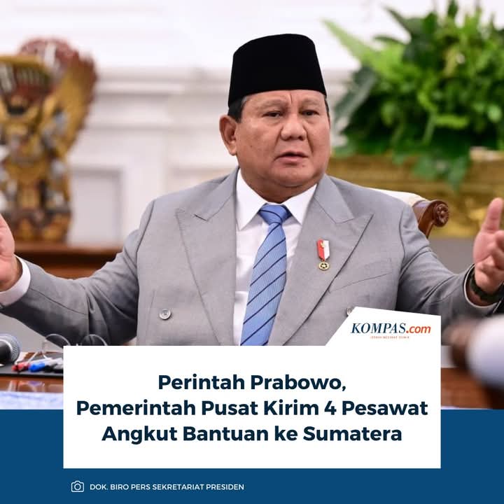 Bantuan Kemanusiaan untuk Provinsi Terdampak Bencana di Sumatera
