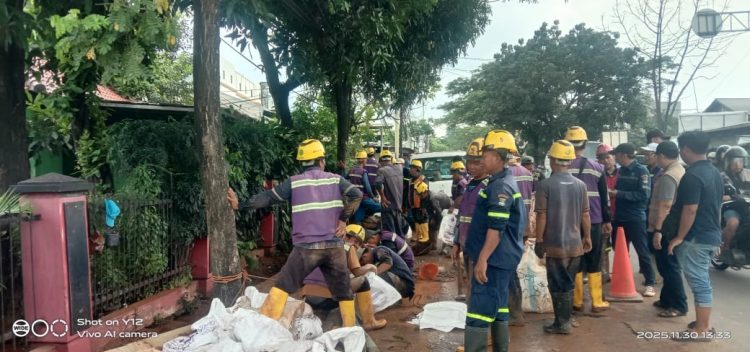 Akibat Dampak Bocor Pipa Perumdam TKR Tangerang, Himbau Pelanggan Beri Informasi Apabila Butuh Air Bersih
