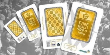 Harga Emas Antam Hari Ini tergelincir usai melemah Rp4.000