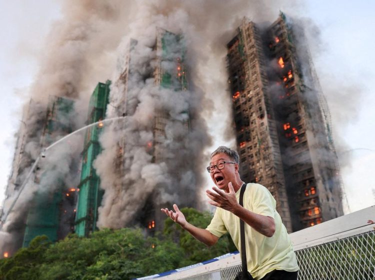 Kompleks apartemen di Hong Kong terbakar Puluhan Orang Meninggal