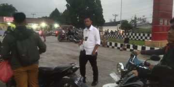 Kegiatan Pengawalan Antrian di SPBU 14211262 kabupaten Simalungun