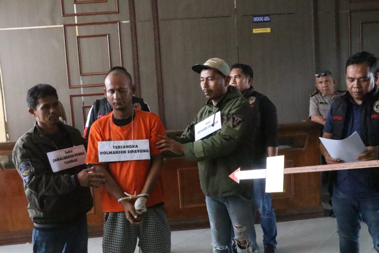 Berawal dari Giliran Biliar Terlewat, Rekonstruksi Ungkap 13 Tusukan Mematikan di Dolok Silau