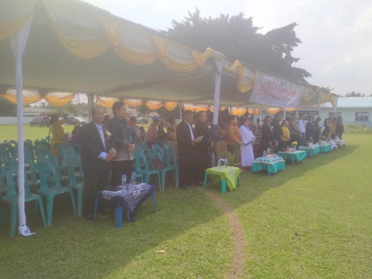 Polsek Bosar Maligas Siaga dan Responsif, Amankan Perayaan Natal Oikumene dengan Khidmat dan Kondusif