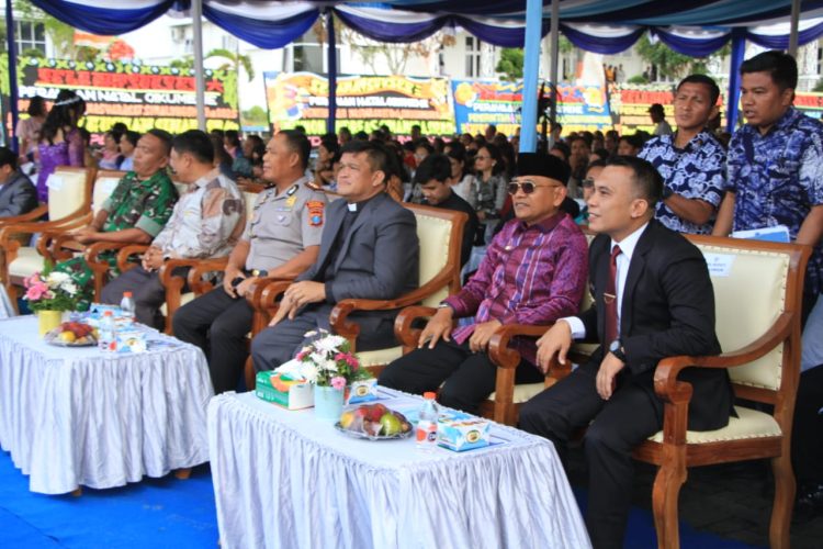 Rayakan Natal Bersama! Kapolres Simalungun Hadiri Perayaan Natal Pemkab, Perkuat Kerukunan Umat Beragama di Bumi Habinsaran