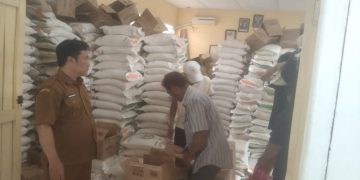 Penyaluran Bantuan Pangan dari Kemensos di Kecamatan Panei Tongah Kabupaten Simalungun