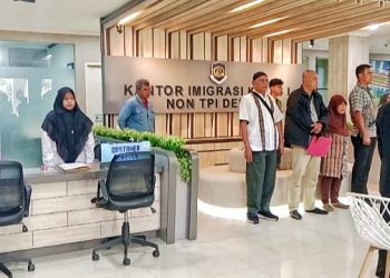 Tingkatkan Nasionalisme, Kantor Imigrasi Kelas I NON TPI Depok, Perdengarkan Lagu Indonesia Raya