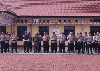 Kapolres Simalungun Pimpin Apel Gelar Pasukan Operasi Lilin Toba-2025, 146 Ribu Personel Gabungan Siap Amankan Nataru