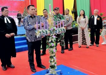 *Wakil Bupati Simalungun Hadiri Perayaan Natal Keluarga Besar Polres Simalungun*