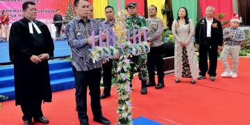*Wakil Bupati Simalungun Hadiri Perayaan Natal Keluarga Besar Polres Simalungun*