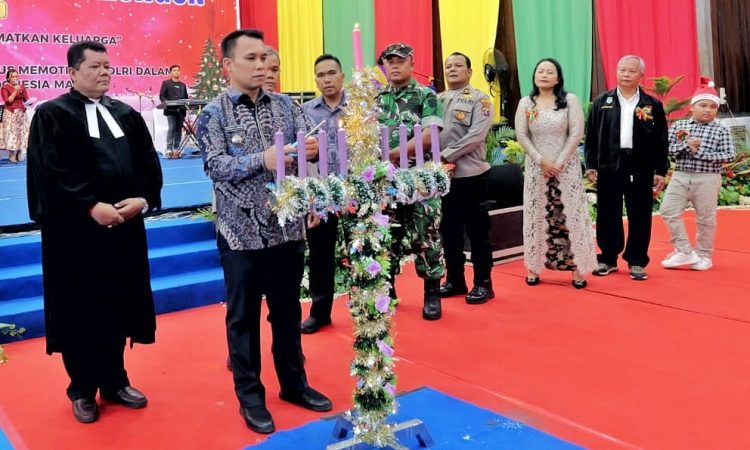 *Wakil Bupati Simalungun Hadiri Perayaan Natal Keluarga Besar Polres Simalungun*