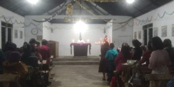 Perayaan Natal Asmika Gereja Katolik Tanjung Mariah Nagori Sigodang Barat Kecamatan Panei Kabupaten Simalungun