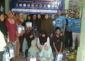HUT ke-1 Silogisnews.com, Perkuat Kepedulian Sosial Lewat Santunan