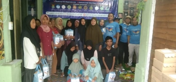 HUT ke-1 Silogisnews.com, Perkuat Kepedulian Sosial Lewat Santunan