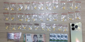 Satresnarkoba Polres Metro Tangerang Kota Amankan Dua Pengedar Obat Ilegal