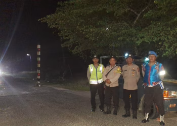 KRYD Polsek Bosar Maligas: Personel Gabungan Gelar Patroli Hingga Dini Hari, Sasar Balap Liar di KEK Sei Mangkei