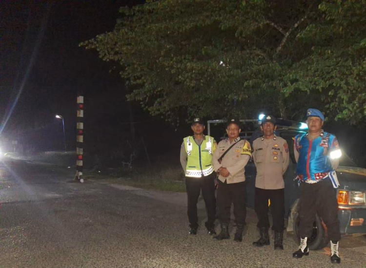 KRYD Polsek Bosar Maligas: Personel Gabungan Gelar Patroli Hingga Dini Hari, Sasar Balap Liar di KEK Sei Mangkei