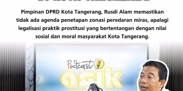 Pimpinan DPRD Pastikan Tidak Ada Pembahasan Zonasi Prostitusi di Kota Tangerang
