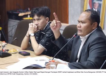 Respon Aduan Warga Manis Jaya, Komisi I DPRD Kota Tangerang Bakal Panggil PT. Sarang Teknik