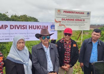 Cegah Konflik Agraria, KPMP Pasang Papan Informasi Kepemilikan Lahan di Depok