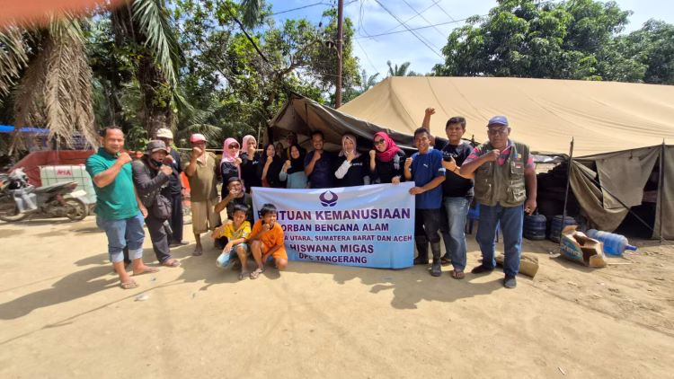 Solidaritas Kemanusiaan, DPC Hiswana Migas Tangerang Beri Bantuan Bencana Aceh dan Sumatra