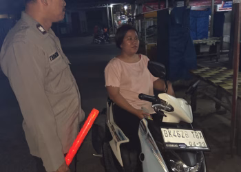 Polsek Dolok Pardamean Gelar Razia Geng Motor dan Patroli Blue Light, Ciptakan Situasi Aman dan Kondusif