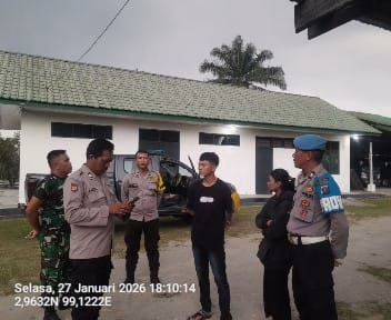 Telpon 110, Polsek Bangun Langsung Meluncur! Diduga Dibegal di Jalan, Pelapor Selamat Berlindung di Koramil