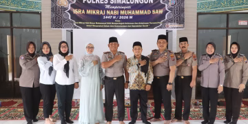 Polres Simalungun Peringati Isra Mi’raj dengan Santunan Anak Yatim, Kapolres: “Polri Bukan Hanya Penegak Hukum, Tapi Juga Penolong