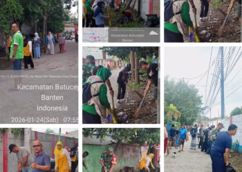 Antisipasi Banjir, Kelurahan Kebon Besar Gelar Kerja Bakti Bersama
