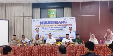 Kelurahan Batusari Kecamatan Batuceper Melaksanakan Musrembang Fokus Drainase Untuk Mengurangi Titik Banjir
