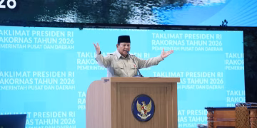 Wali Kota Wesly Hadiri Rakornas Bersama Presiden Prabowo Subianto di SICC Jawa Barat