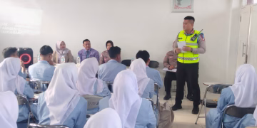 Satlantas Polres Metro Tangerang Kota Edukasi Pelajar SMK Lewat Ops Keselamatan Jaya 2026